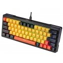 Tracer EVO2 keyboard Gaming USB + RF Wireless + Bluetooth QWERTY English Black, Orange, Yellow