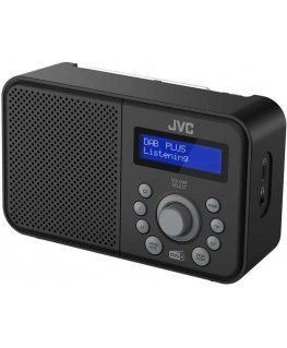 JVC RA-E313B-DAB, juodas