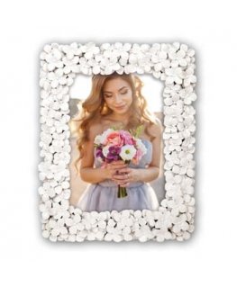 ZEP Blumen Single picture frame White