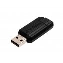 Verbatim PinStripe USB флеш накопитель 64 GB USB тип-A 2.0 Черный