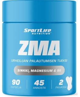 SportLife ZMA 90 kapsulių, 103 g