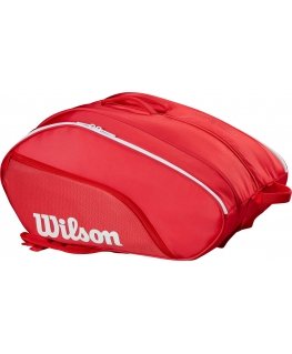 Wilson Padel Tour Bag backpack, red