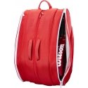 Wilson Padel Tour Bag backpack, red