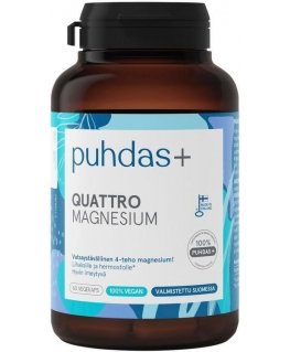 Puhdas+ Quattro Magnis 120 kapsulių