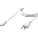 Fuj:tech CEE 7/16 - C7 - power cable, white, 1 m Fuj:tech CEE 7/16 - C7 - power cable, white, 1 m