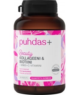 Puhdas+ Beauty Kollageeni & biotiini 120 kaps