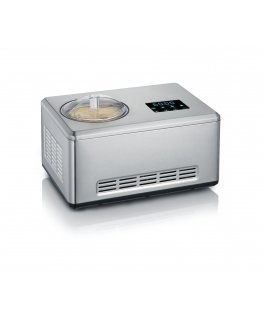 Severin EZ 7406 ice cream maker Compressor ice cream maker 2 L 180 W Stainless steel