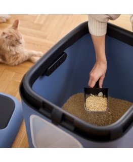 ROTHO Biala XL mėlyna - katės kraiko dėžė