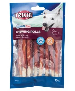 TRIXIE Denta Fun Duck Chewing Rolls Koer Vahepalad Part 80 g