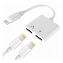 Wooco J-008 Dual Audio & Charge Adapter 2x Lightning