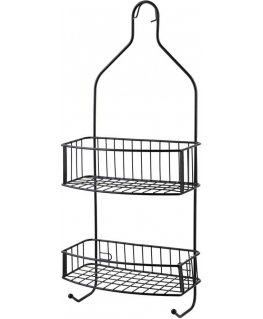 Bathlab CARL Musta Kylpyhuoneen hylly 15x11,5x56cm
