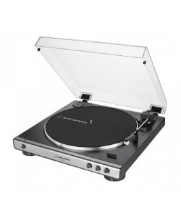 Audio-Technica AT-LP60XUSB Belt-drive audio turntable Grey, Metallic Fully automatic
