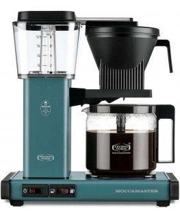 Moccamaster Optio coffee maker, ocean color