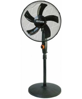 VOLTENO Grīdas ventilators MELNS 40cm APAĻA PAMATS