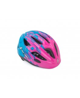 Author Helmet Star Rider Inmold 51-55cm (pink-neon/blue)