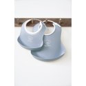 BabyBjörn Baby Bib - bib, 2 pcs, Powder blue