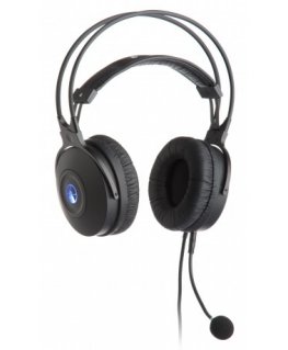 Connect IT CI-256 Ausinės be mikrofono ir ausinės su mikrofonu Laisvų rankų įranga Vielinis Su lankeliu Žaidimams Juoda