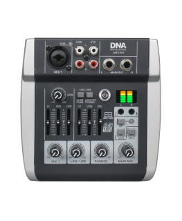 Analog sound mixer DNA QMX402 with 3 channels