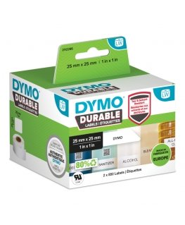 DYMO Durable Белый Самоклеящаяся принтерная этикетка