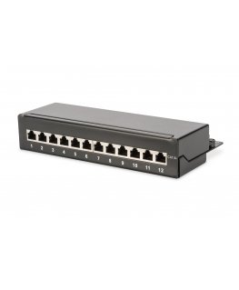 Digitus Desktop CAT 6A, class EA patch panel, shielded, black