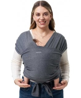 MOMCOZY KŪDIKIŲ VAIKJUOSTĖ-NEŠIOKLĖ, TAMSIAI PILKA