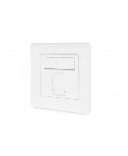 Digitus CAT 6A Class EA Network Outlet, Design-Compatible, Shielded, Flush Mount