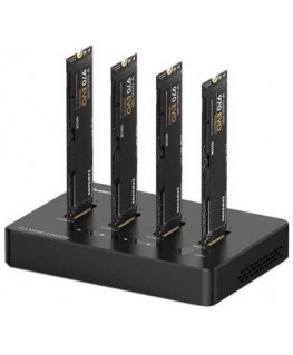 Papildu Digitālā Stacija / Replikators 4x M.2 NVME SSD, līdz 10Gbps/SSD