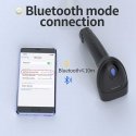 „Qoltec“ brūkšninių kodų ir QR kodų skaitytuvas | 1D 2D | USB | „Bluetooth“