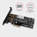 Axagon PCEM2-D interface cards/adapter Internal M.2, SATA