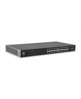 LevelOne KILBY 26-Port L2 Managed Gigabit Switch, 2 x 10GbE SFP+