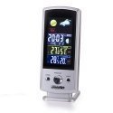 Mesko MS 1177 Weather station, White, Colorful Digital Display