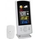 Mesko MS 1177 Weather station, White, Colorful Digital Display