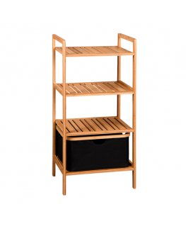 Kesper Bambukihylly, jossa on vetokori, 93,5 cm