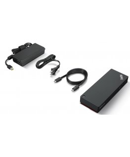 Lenovo ThinkPad Universal Thunderbolt 4 Smart Dock Juhtmega ühendatud Must
