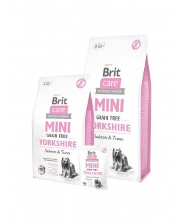 Brit Care Mini Grain Free Yorkshire 2 kg Pieaudzis suns Lasis, Tuncis