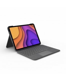 Logitech Folio Touch QWERTZ Vokiečių Smart Connector Pilka