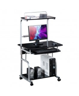 Techly ICA-TB 7800BK kompiuterio stalas Juoda