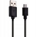 Setty kaapeli USB - microUSB 1,0 m 2A musta R Setty kaapeli USB - microUSB 1,0 m 2A musta R