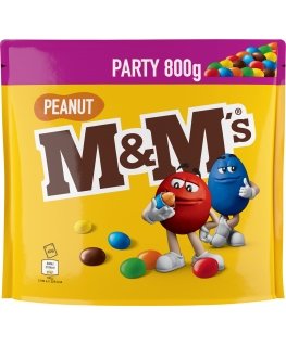 M&M's žemės riešutų šokoladiniai saldainiai, 800 g