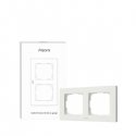 Aqara Switch Frame H2 EU (2 groups) Gray | Switch Frame H2 | Double