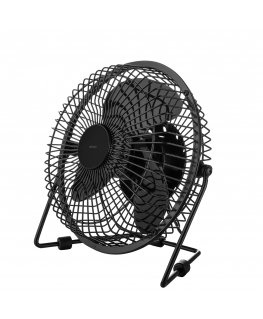 Deltaco FT-755 ventilators Melns