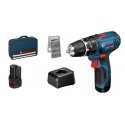 Bosch GSB 12V-15 1300 RPM Melns, Zils