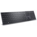 DELL KB900 näppäimistö Office RF Wireless + Bluetooth QWERTY Pohjoismainen Grafiitti