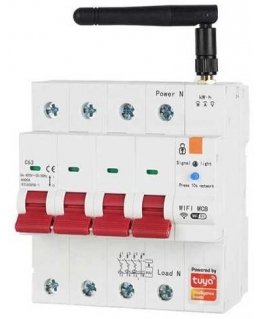 TUYA smart switch, 3P+N, Wi-Fi, RS485, 63A