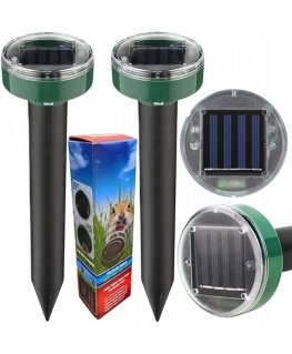Gardenera Solar Ultrasonic Mole and Rodent Repeller 22.5x6.3cm S