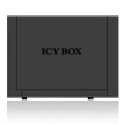 ICY BOX IB-RD3620SU3 diskų masyvas 0 TB Desktopas Juoda