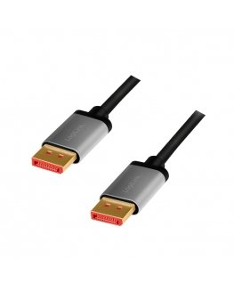 LogiLink CDA0106 DisplayPort cable 3 m Black, Grey
