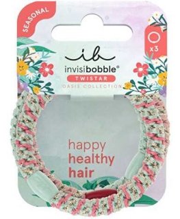 Invisibobble Twistar Oasis Mint kasytės - 3 vnt. gumytės