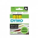 DYMO D1 - vakiopolyesteritarrat - Musta keltaisella -19mm x 7m