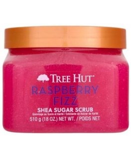Tree Hut Raspberry Fizz Shea Sugar Scrub ķermeņa skrubis, 510 g